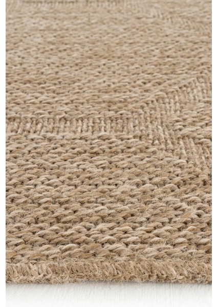 Bej Jüt Kilim - Doğal ve Şık Salon Halısı - Hoom Rugs India 669