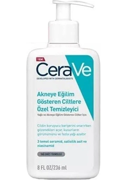 Cerave Akneli Ciltelere Öze Temizleyici 236 ml