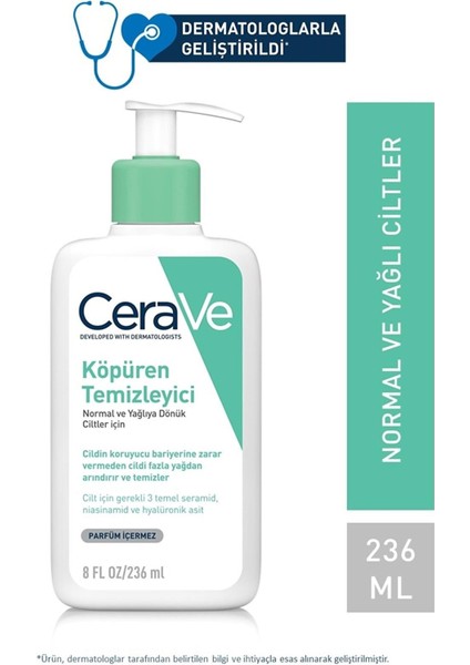 Cerave Köpüren Temizleyici 236 ml