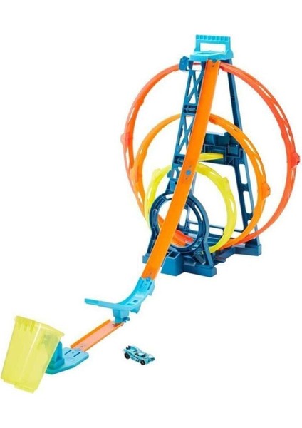 Track Builder Üçlü Çember Aksiyonu Seti GLC96