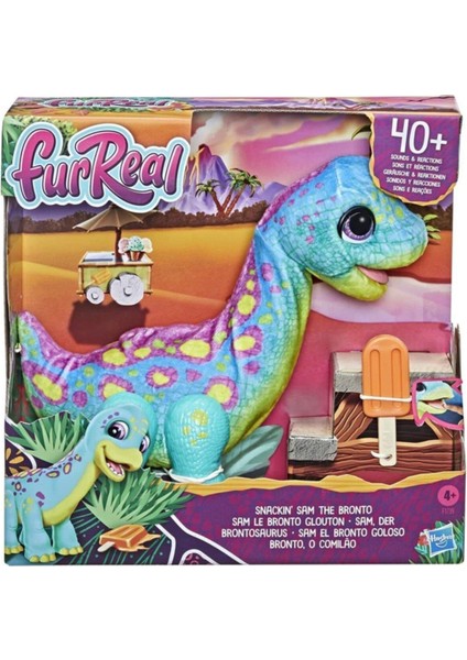 Fur Real Snackin Sam The Bronto F1739 Lisanslı Ürün