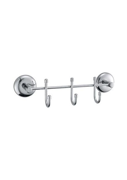 Buffer® 3 Kancalı Dekoratif Askılık Mutfak Banyo Duvar Yüzeyi Askısı