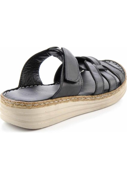 Siyah Leather Kadın Terlik K04281204903 fırsatları