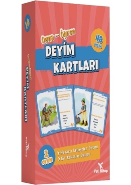 Tabu Oyunlu Deyim Kartları