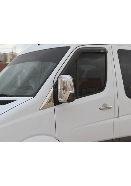 Servet Dizayn Oto Vw  Crafter 2007-2018 Paslanmaz Çelik Ayna Kapağı