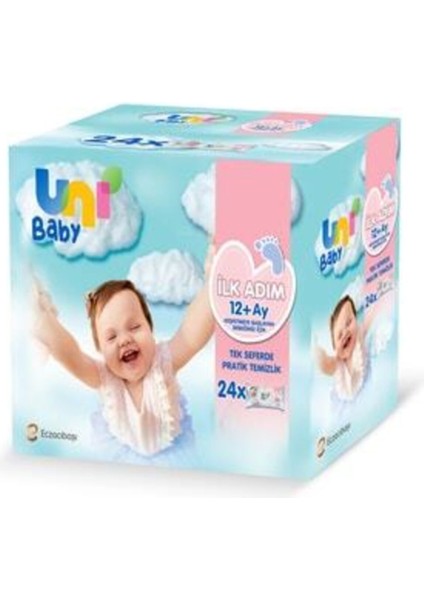 Uni Baby Ilk Adım Islak Mendil 24'lü 1248 Yaprak