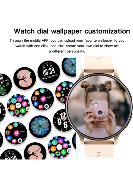 Yeni Akıllı Watch Round Bluetooth Aramalar Erkekleri Görüyor Kadınlar Fitness Bracelet Custom Watch Face (Yurt Dışından)