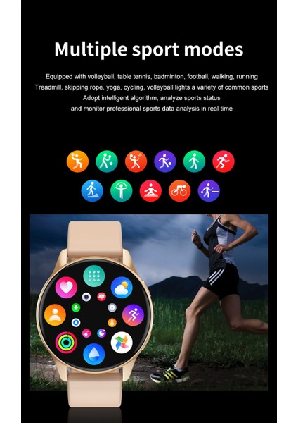 Yeni Akıllı Watch Round Bluetooth Aramalar Erkekleri Görüyor Kadınlar Fitness Bracelet Custom Watch Face (Yurt Dışından)