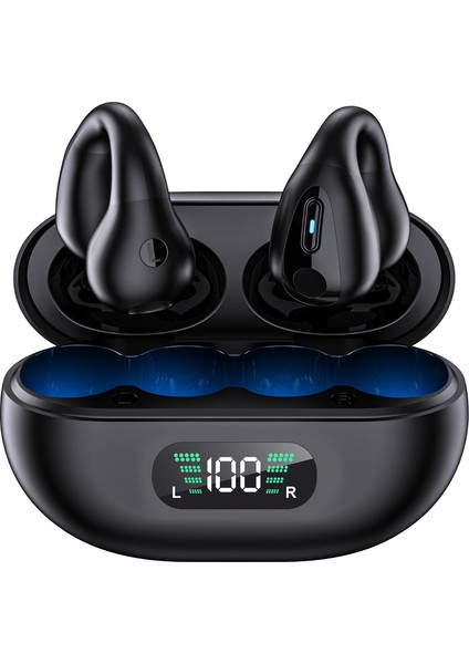 2023 Yeni Tws Ses Kulaklıkları Kulak Kemik Iletimli Küpe Kablosuz Bluetooth Kulaklık Kulakiçi (Yurt Dışından)