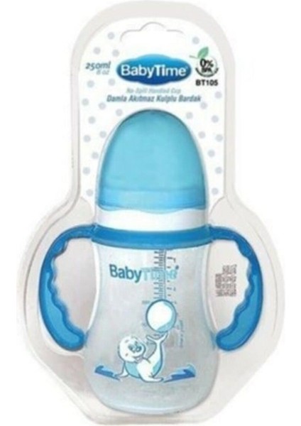 BT105 Damla Akıtmaz Kulplu Bardak 250 ml Mavi fiyatları