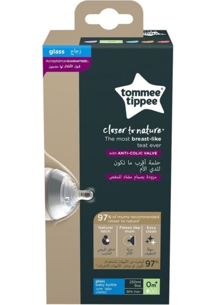 Tommee Tippee Closer To Nature Cam Biberon 250 ml