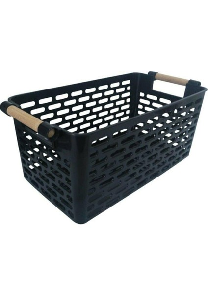Ahşap Saplı Plastik Düzenleyici Sepet fırsatları