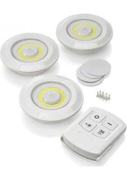 Kumandalı Işık Ayarlanabilir Portatif 3'lü LED Işık