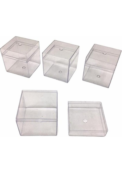 Kapaklı Pleksi Mika Kutu (5X5X5 Cm-12'li Paket) modelleri