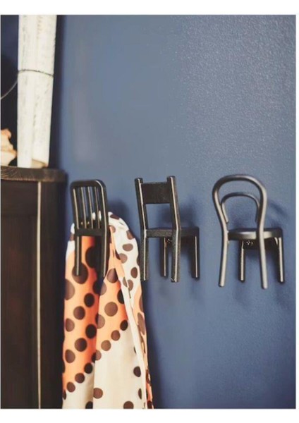 Fjantıg Çok Amaçlı Duvar Banyo Askısı Mat Siyah 3 Lü Paket fiyatları