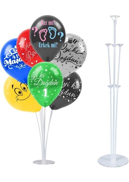 Balon Süsleme Standı 75 cm 7'li