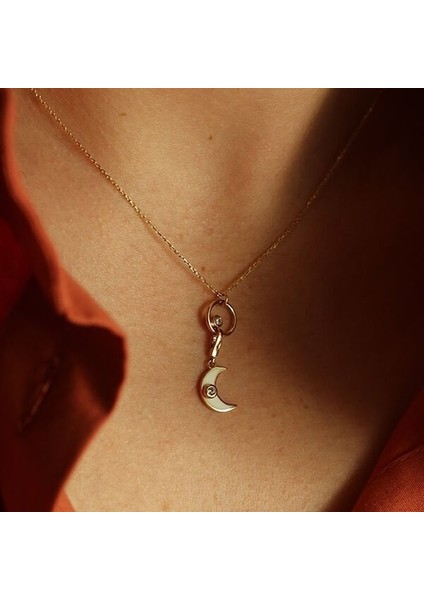 Cercle Moon Altın Kolye fiyatları