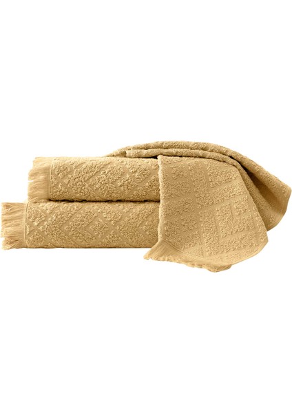 Cotton Collection Bukle 3'lü Havlu Set Kilim Hard