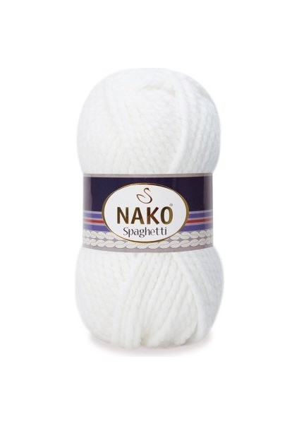 Spaghetti 208 5 Adet Kışlık Ip Yünlü Beyaz