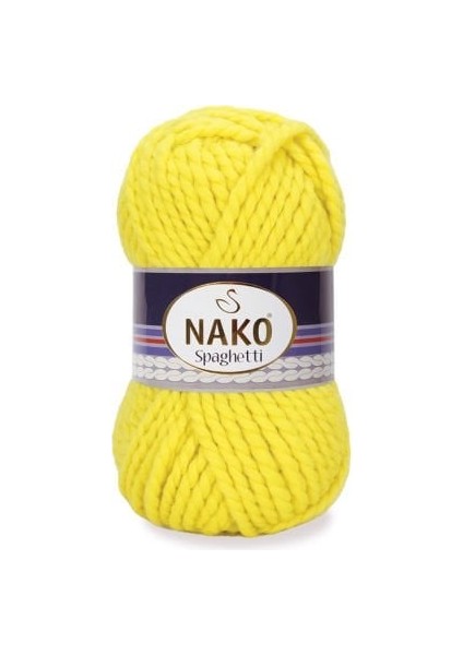 Spaghetti 10633 5 Adet Kışlık Ip Yünlü Neon Sarı
