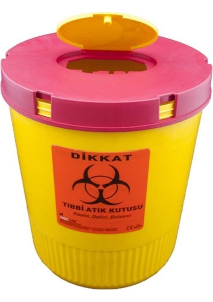 Tıbbi Atık Kovası 1.3 Litre 5 Adet
