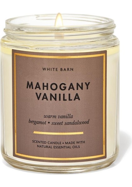 Mahogany Vanılla Mum & Kandil BBW26437389