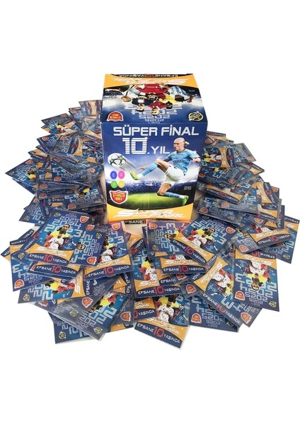 Futbolcu Kartı 10. Yıl Güncel Transferler 200 Paket 400 Adet 2023-2017 Son Sezon fiyatları