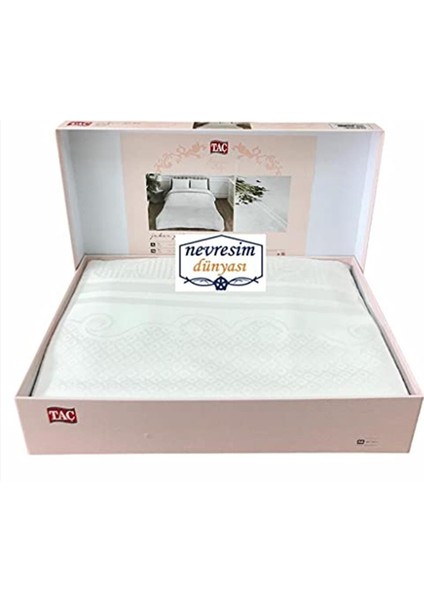 Jakar Petrina Çift Kişilik Pike Takımı Ekru fiyatları