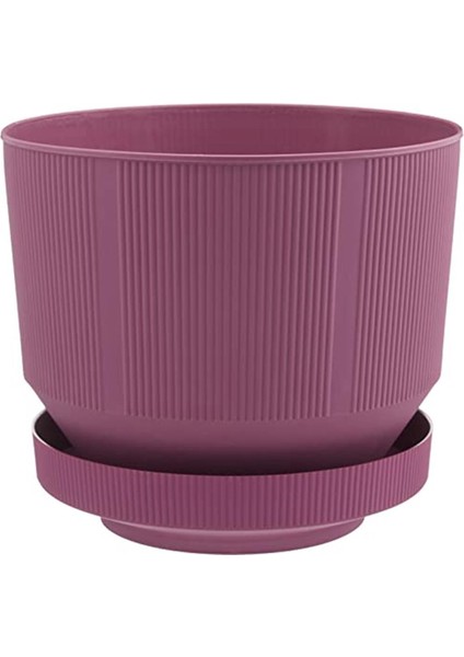 S284 Lüks Saksı Dekoratif Saksı, Vişne, 27 cm , 9 Litre
