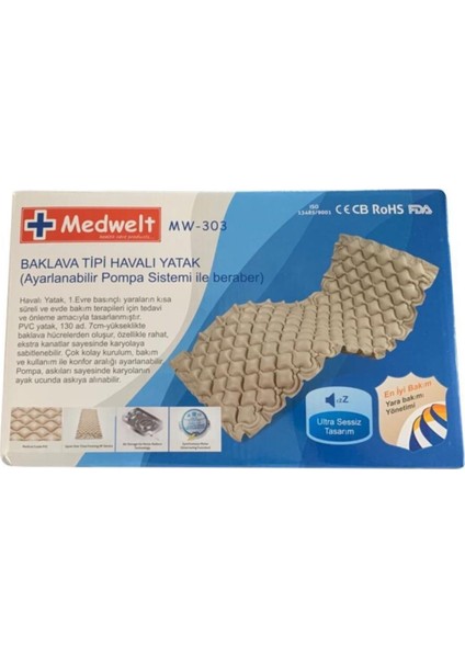 Baklava Tipi Havalı Yatak Mw-303