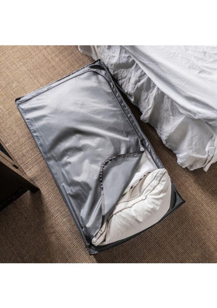 Skubb 93 x 55 x 19 Koyu Gri Yatak Altı Yastık Çarşaf Nevresim Giysi Saklama Kutusu Hurç Kutu modelleri