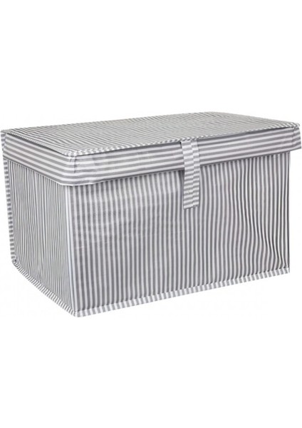 Tofipashop 5 Adet Kapaklı Çok Amaçlı Çamaşır Saklama Düzenleme Hurç, Kutu Mini 40 x 30 x 26 Gri fiyatları