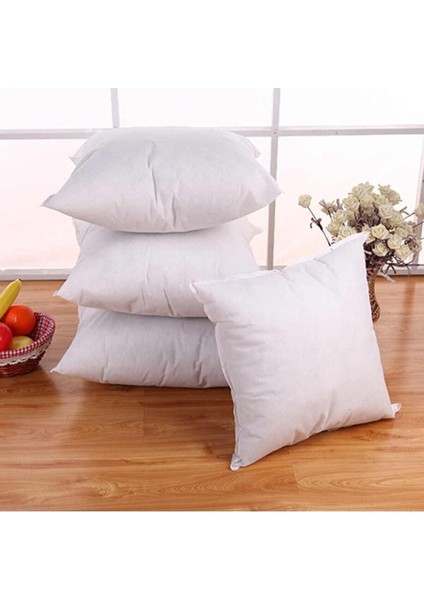 Home Kırlent Iç Yastığı Silikonize Dolgu 43*43 cm Uygun 4 Adet