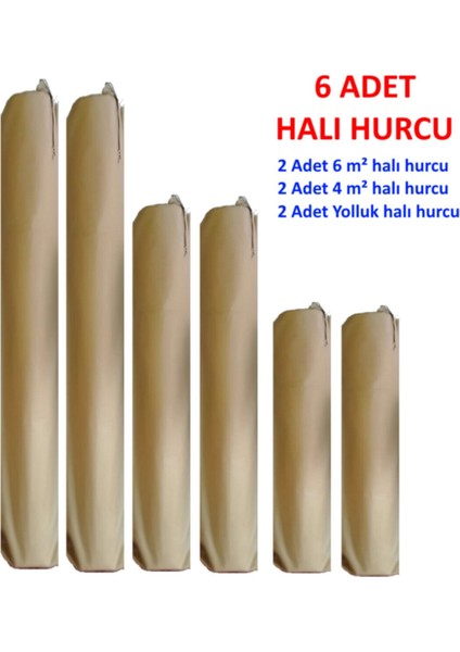 6 Adet Halı Hurcu - Halı Kılıfı