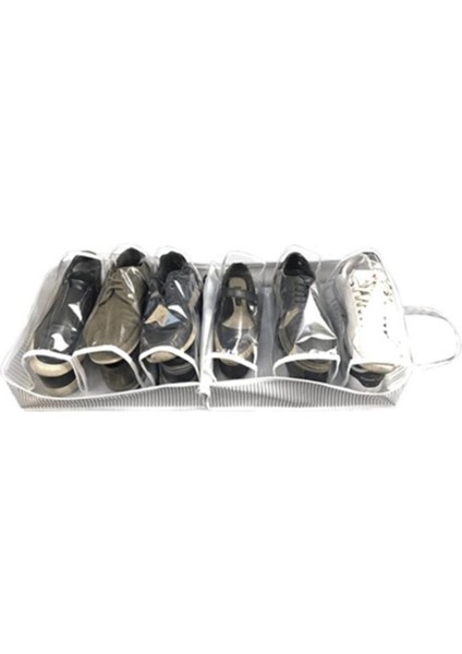 Alas Ev Tekstil Alas Seyahat Tipi Ayakkabı Hurcu Ayakkabı Ayakkabı Saklama Çantası 40 x 35 x 22 cm modelleri