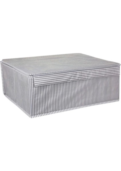 Tofipashop 5 Adet Kapaklı Çok Amaçlı Çamaşır Saklama Düzenleme Hurç, Kutu Baza 50 x 40 x 19 Gri fiyatları