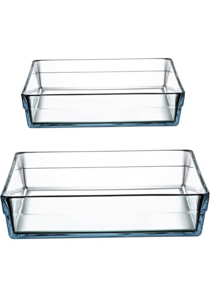 Borcam Premium Kare Tepsi Set (Büyük+Küçük)