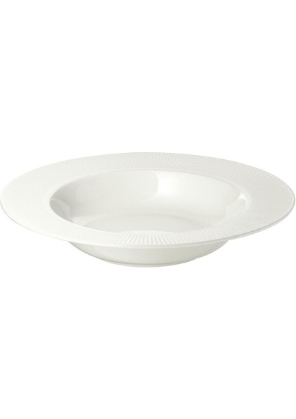 Ikea Ofantlıgt 24 cm Derin Tabak Beyaz Feldispat Porselen Derin Çukur Tabak Yemek Tabağı
