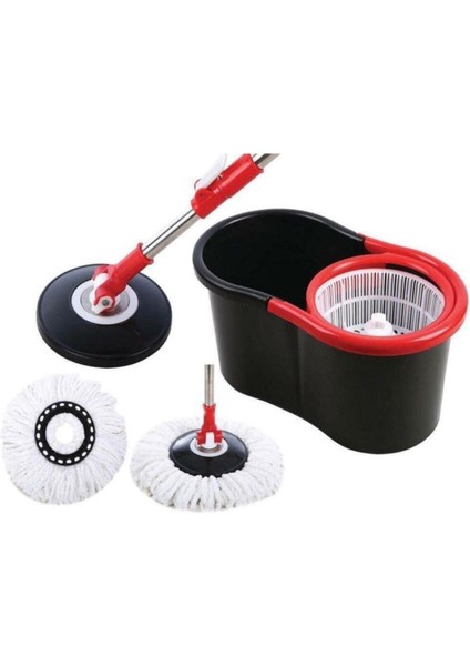 Döner Mop Temizlik Kovası Mıcrofiber Temizlik Seti