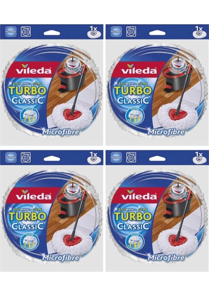 Turbo Yedek Paspas Mop x 4 Adet