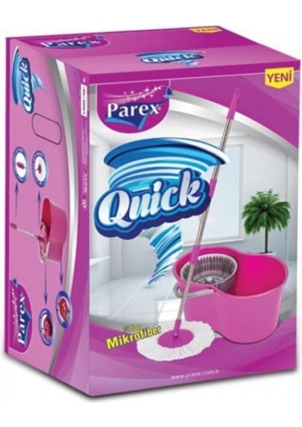 Quick Temizlik Seti Mikrofiber Paspaslı Quick Parex