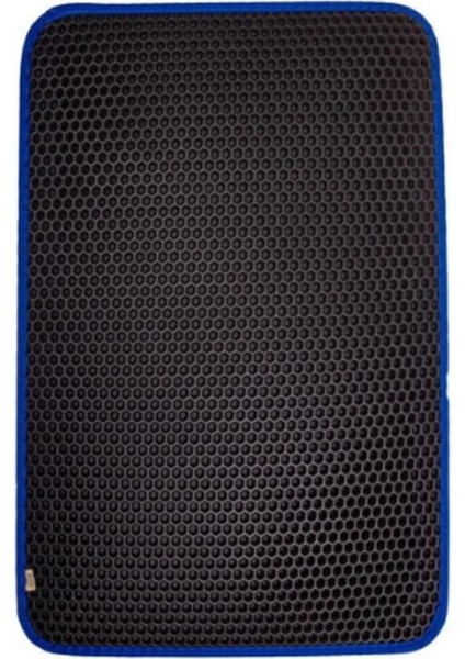 Premium Cattie Altıgen Model Kum Toplayıcı Fonksiyonel Kedi Paspası Mavi 50X75 cm fiyatları