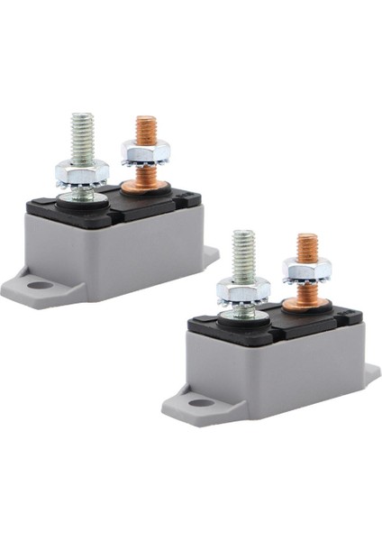 2 Adet Devre Kesici Pil Sigortası Otomatik Sıfırlama Araba Teknesi 30A 12V/24V (Yurt Dışından)