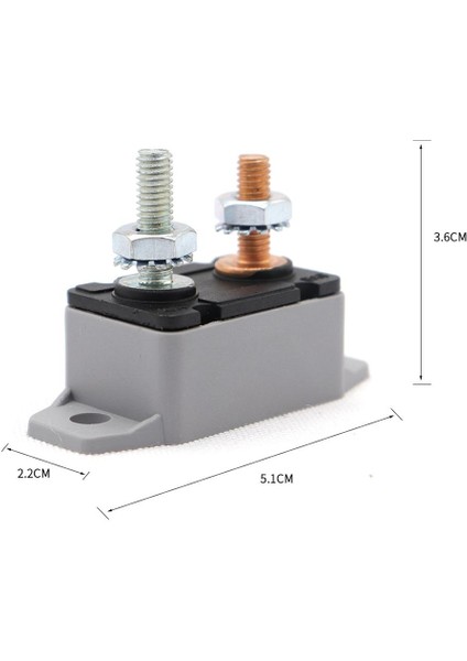 2 Adet Devre Kesici Pil Sigortası Otomatik Sıfırlama Araba Teknesi 30A 12V/24V (Yurt Dışından) fiyatları