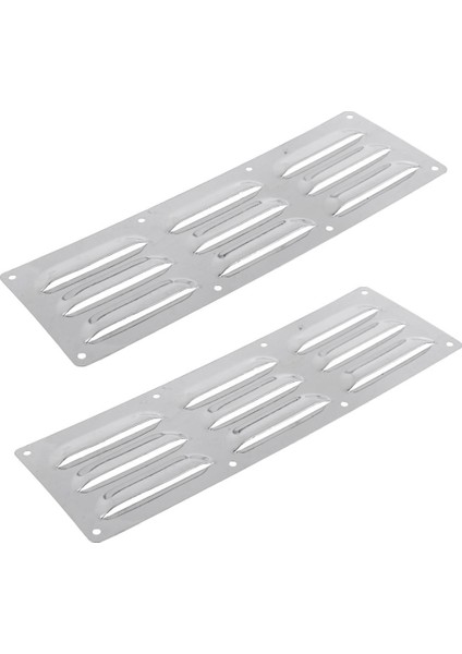 2 Adet Paslanmaz Çelik Deniz Botu Yat Panjur Havalandırma 9 Yuva Havalandırma (Yurt Dışından)