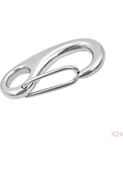 24 Adet 2 "50MM Yay Kapısı Snap Hook Istakoz Anahtar Zincirler Için Karabin Hammock (Yurt Dışından)