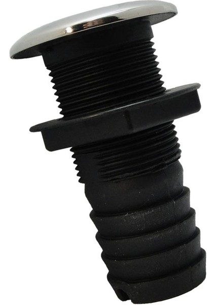 Naylon+Paslanmaz Çelik Tekne Siyah Deniz Naylon Thru Gövde Takma 1-1/2 " (Yurt Dışından)