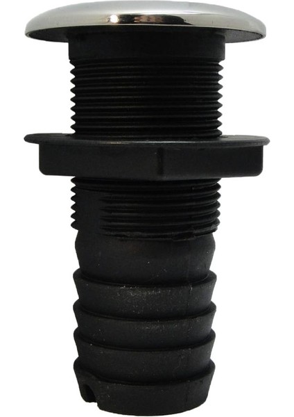 Naylon+Paslanmaz Çelik Tekne Siyah Deniz Naylon Thru Gövde Takma 1-1/2 " (Yurt Dışından)