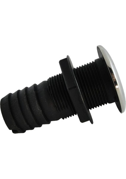 Naylon+Paslanmaz Çelik Tekne Siyah Deniz Naylon Thru Gövde Takma 1-1/2 " (Yurt Dışından)