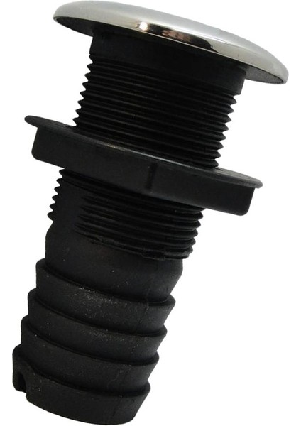 Naylon+Paslanmaz Çelik Tekne Siyah Deniz Naylon Thru Gövde Takma 1-1/2 " (Yurt Dışından)